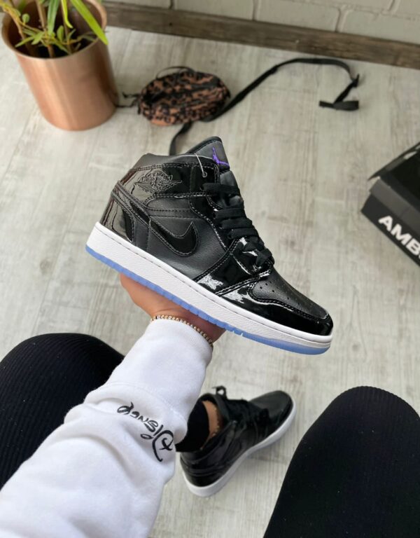 Jordan Retro 1 Charol Mid SE Space JAM Mujer y Hombre