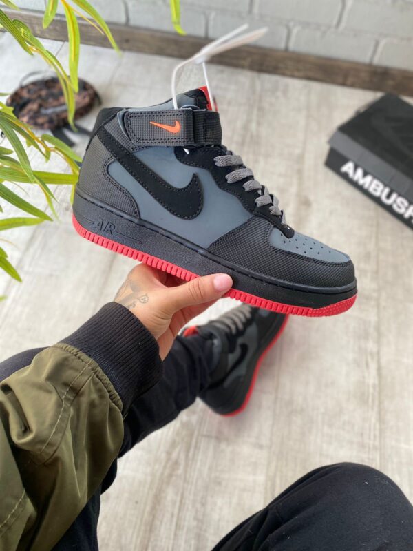 Nike Air Force One Mid Hot Lava Hombre