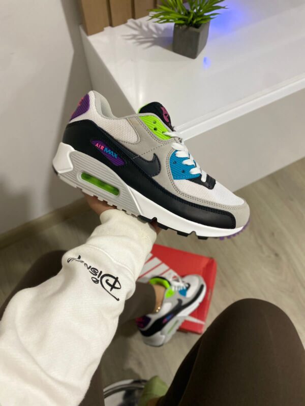 Nike Air Max 90 Laser Blue Volt Purple Mujer y Hombre